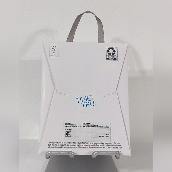 Women's Initial Letter "R" Pendant Necklace Set, 2 PC Set, Gold Tone, NEW - Picture 2 of 3